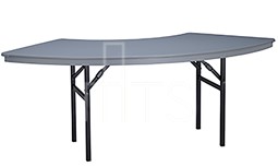 445 Crescent Shaped Banquet Table