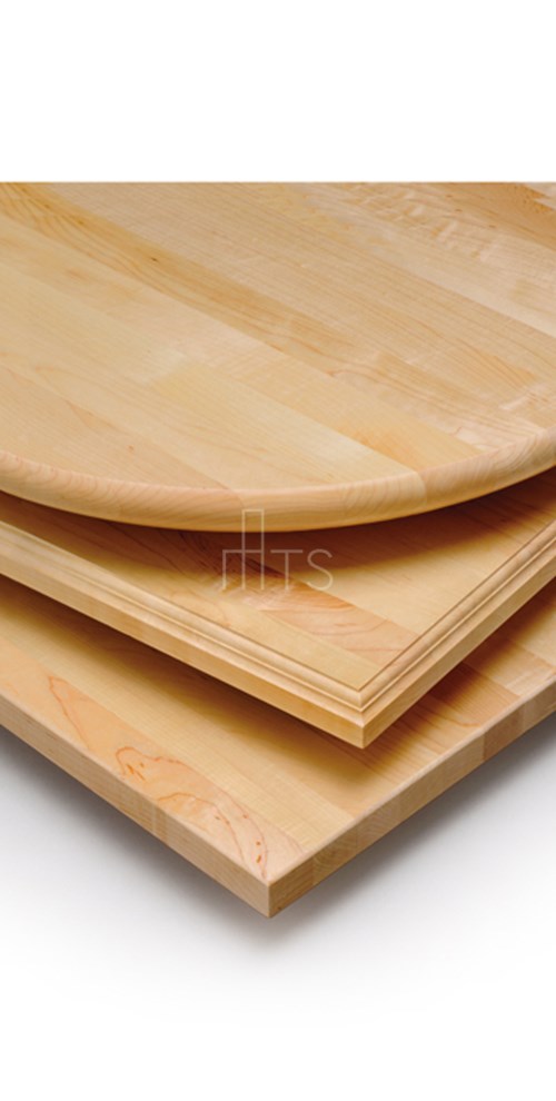 371 Beech Butcher Block, 1-1/2” Bullnose Edge